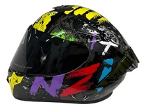 Comprar Casco Para Motos Nzi Trendy 3 It Con  2 Visores + Spoiler