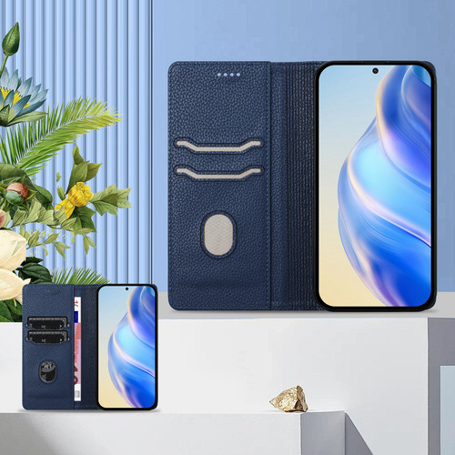 Funda Tipo Cartera De Piel Para Cubot Note 40/p50/a10/a20/a30/max Con 5 Ranuras Para Tarjetas, Estilo Empresarial, Bloqueo Rfid