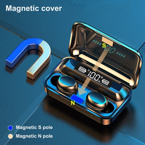 Imagen 6 de 10 de Audífonos Inalámbricos Bluetooth 5.0+ Powerbank + Sonido A1