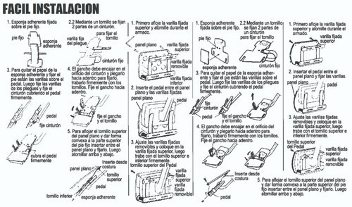 Set De Pedaleras Deportivas Para Auto.