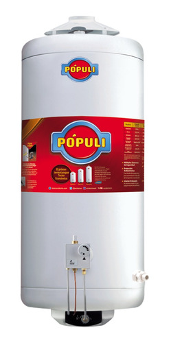 Termotanque Ecotermo Gas Natural Populi 70 Superior *