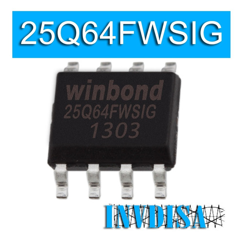 Chip Bios Winbond W25q64 W25q64fwsig 25q64 - Programado