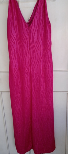 Imagen 5 de 6 de Vestido Fiesta Dama Color Fucsia Talla 18 Alquiler Venta