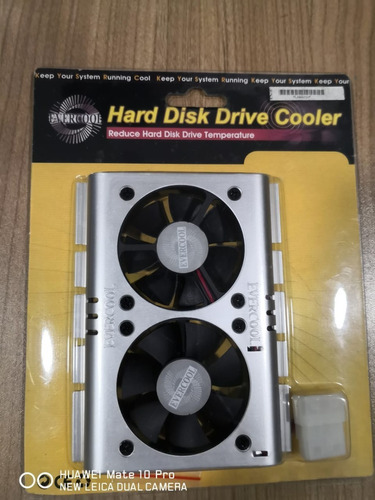 Cooler Doble Ventilador Para Disco Duro 3.5 Ide & Sata 