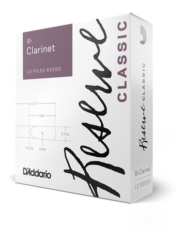 Caña Clarinete Reserve Classic Dct10- Set X 3 Unds