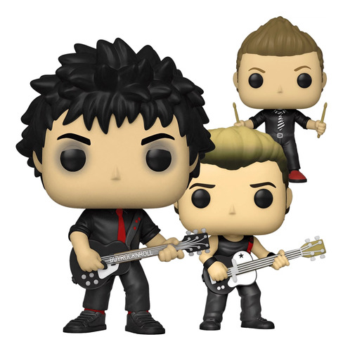 Funko Pop Green Day * Billie Joe , Mike Dirnt , Tre Cool