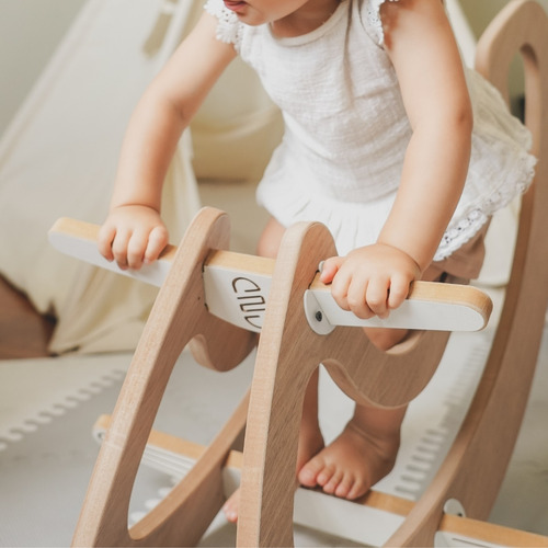 Imagen 3 de 10 de Mecedora/balancín De Madera Infantil Diseño- Envío Gratis