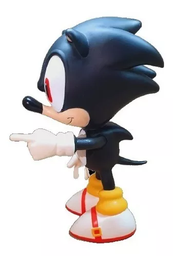 Boneco Sonic Shadow Preto Action Figure Articulado 26cm