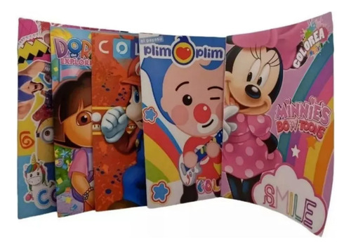 Lunar 5 Libros Para Colorear Iluminar Fiestas