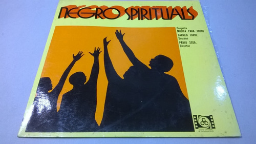 Negro Spirituals, Conjunto Música Para Todos Lp Nacional Ex