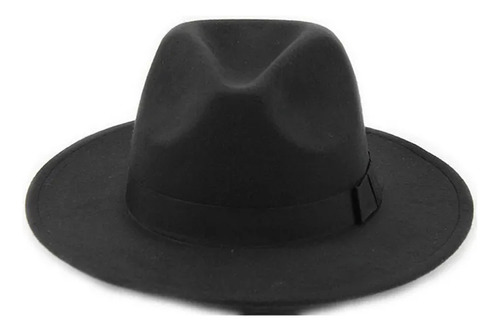 Sombrero De Paño Ala Ancha Fedora Sombrero Clásico Paño 