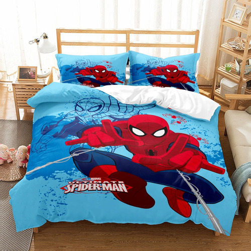 Juego De Cama Individual Spider-man Peter Parker 220