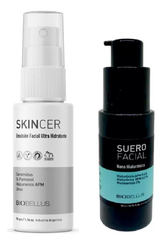 Kit Ceramida Skincer Hidratante + Suero Nano Hialuronico