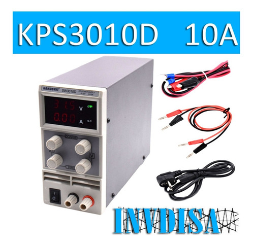 Fuente De Poder Variable 0-30vcd Hasta 10amperes Supply (Usado)