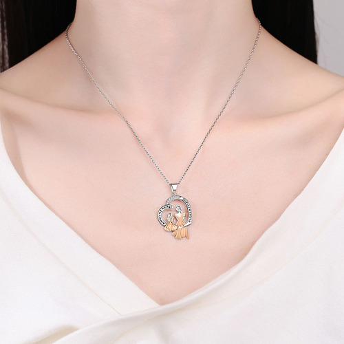 Yh Collar Elegante Con Colgante De Corazón De Amor Para