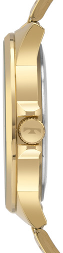 Relogio Technos Feminino Dourado Multifunção Cravejado Stras 6P29ALQ/1D
