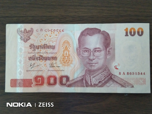 Billete Tailandia 100 