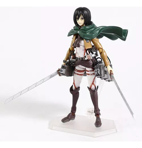 Figma 203 Attack On Titan Mikasa Ackerman (Usado)