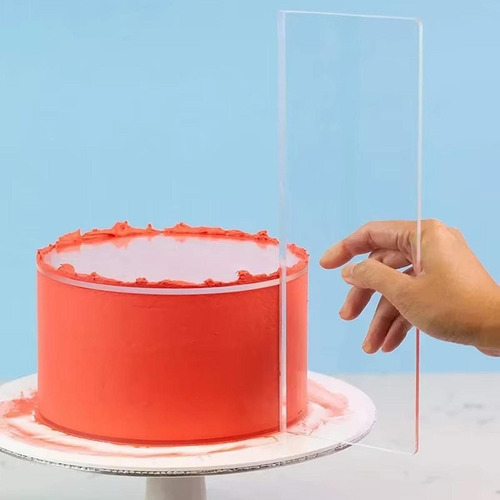 Herramienta De Raspado De Pastel De Acrílico 305x127x02cm