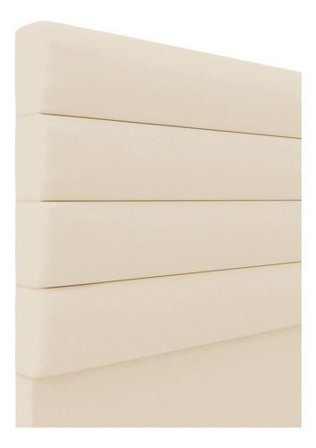 Cabeceira D'Rossi California Cama Box King 190 Cm Linho Cor A19 Bege
