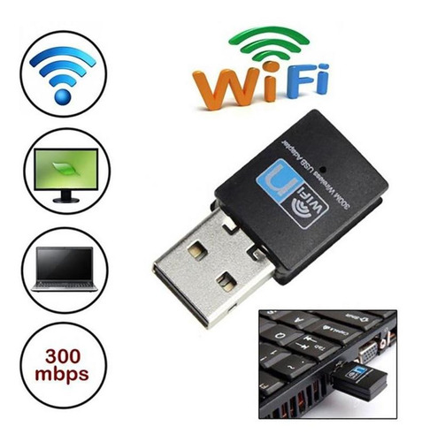 Placa De Rede Sem Fio Do Adaptador Wifi Dongle