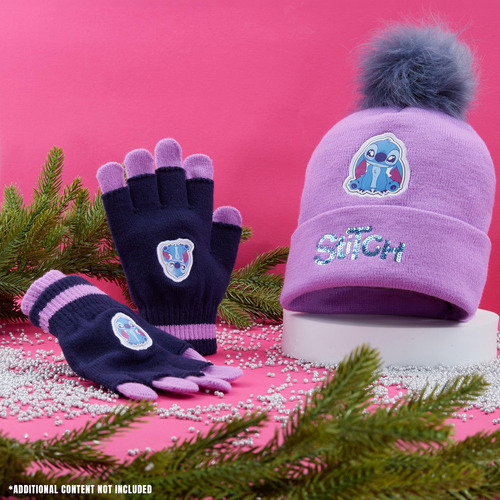 Set De Accesorios De Invierno Disney Stitch Para Niñas