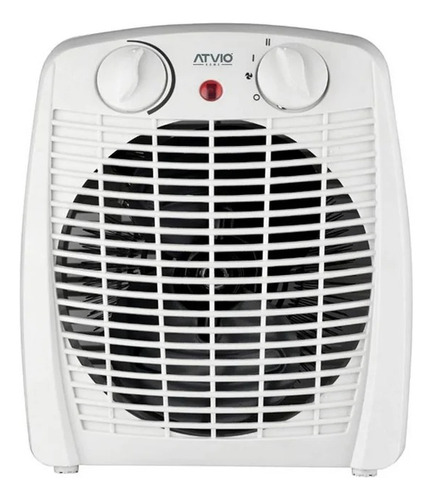 Calefactor Atvio Portátil Eléctrico Blanco 23cm 1500w Blanco