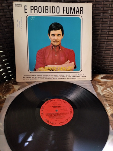 Lp Roberto Carlos Erasmo Carlos É Proibido Fumar Excelente (Usado)