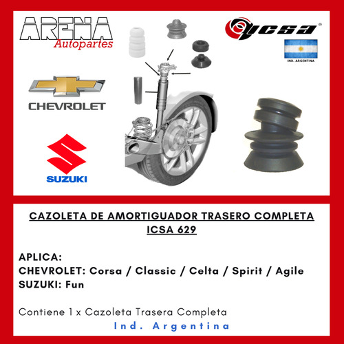 Cazoleta Suzuki Fun Trasera - I629