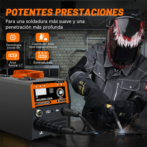 Soldadora Inversora Portatil Mma/mig/tig 3 En 1 Inverter