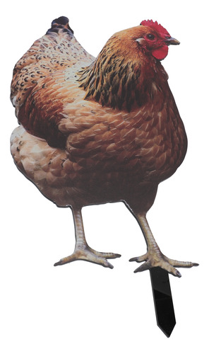 Estaca Acrílica De Imitación De Gallina Para Tapón De Suelo,
