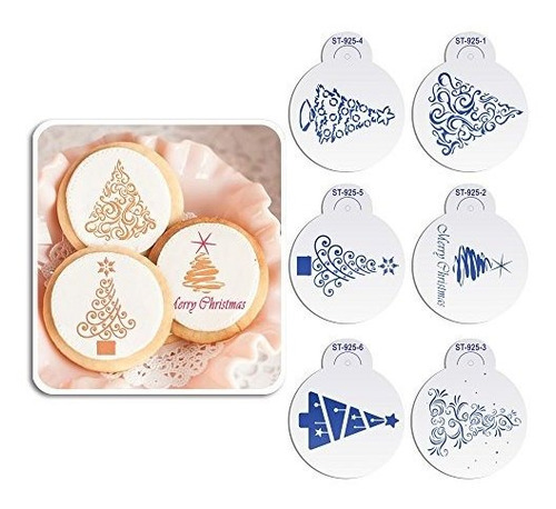 Arte De Cocina 6pcs / Set El Árbol De Navidad De La Galleta 