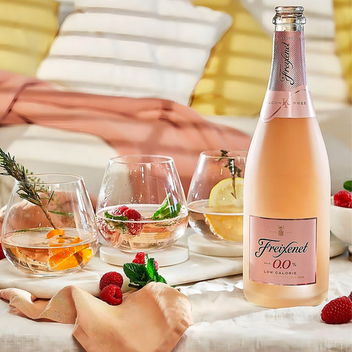 Pack De 6 Vino Espumoso Freixenet Sparkling Sin Alcohol Rosé