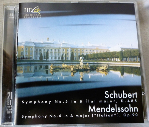  Schubert Sinfonia 5 Mendelssohn Italiana Hdc Recording (t 