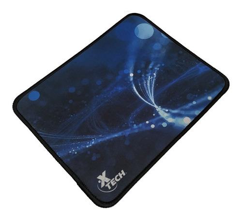 Mouse Pad gamer Xtech Voyager XTA-180 de tela 18cm x 22cm x 0.2cm negro/azul
