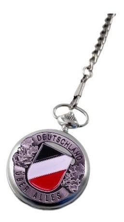 Imagen 3 de 7 de Reloj De Bolsillo Alemania Primero Ww2 Acero Uber Alles