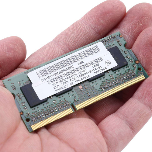 Memória De Laptop Ddr3 De 2 Gb Ram 1rx8 Pc3-10600s 1333 Mhz