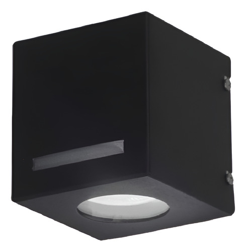 Aplique Ferrolux Bolonia 1gu10 95x95x102 + Eco Led 5w L/d Negro