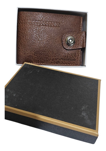 Regalo Día Del Padre Billetera Hombre Marrón Claro Boss - Marron