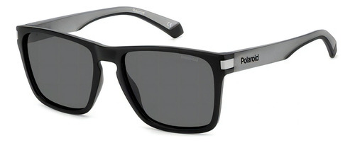 Lentes De Sol Polaroid Unisex 205716o6w56m9 Negro-gris