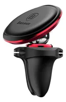 Comprar Suporte magnético de saída para carro para telefones celulares Baseus, cor vermelha