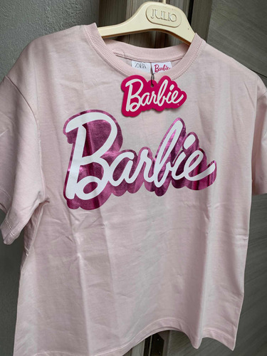 Playera Rosa Barbie Por Zara