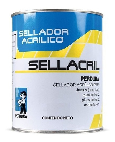 Sellador Acrilico ,sellacril 4lts Perdura 