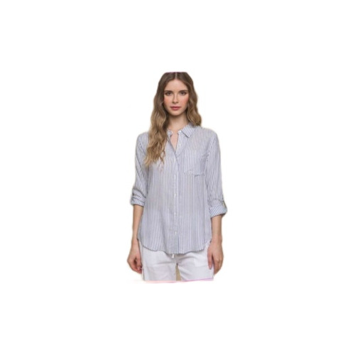 Blusa Dama Manga Larga Moda Casual Elegante Camisa Mx Barata