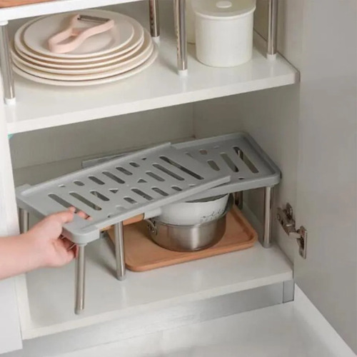 Imagen 5 de 6 de Estante Organizador Alacena Extensible Cocina Separador