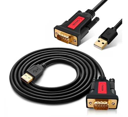 Cable Adaptador Usb A Serie Rs232 Db9 Serial 1.5 Metros Netc
