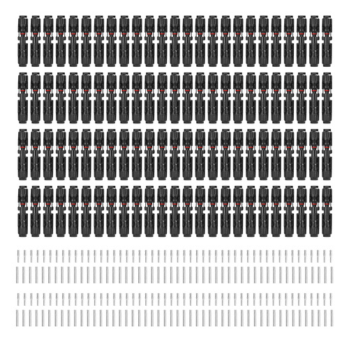 100 Pares Conector Mc4 Macho Hembra Panel Solar