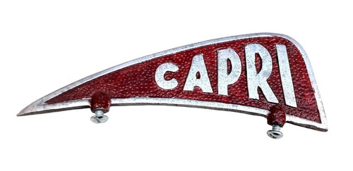 Emblema Banderita Original Guardabarro Capri De Época