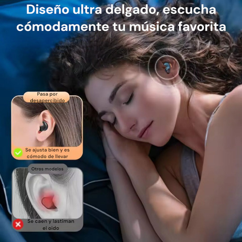 Audifonos Conduccion Osea Natacion Gym Discretos Ejercicio Piel