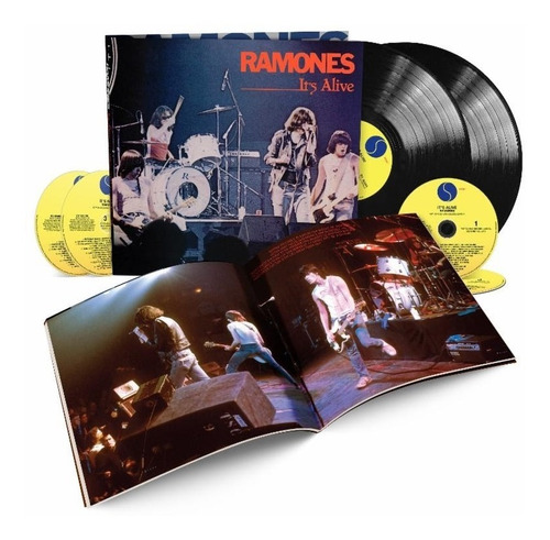 It's Alive Ramones Ed Deluxe 40th Anniversary 4 Cd+2 Vinilos